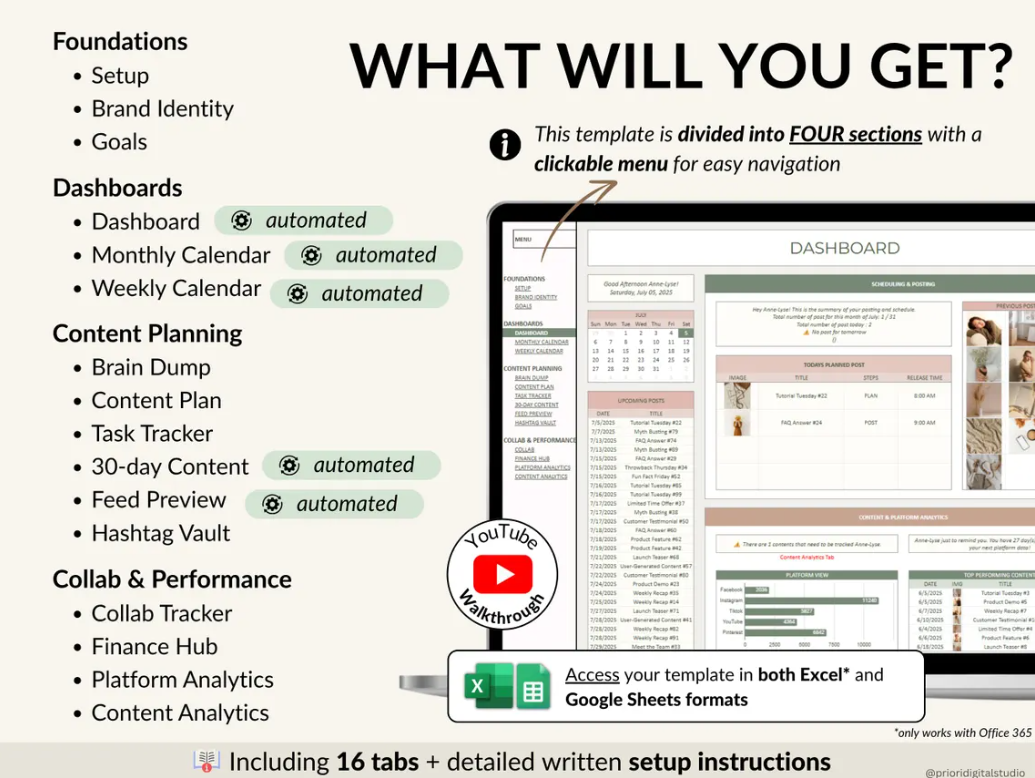 Social Media Content Planner