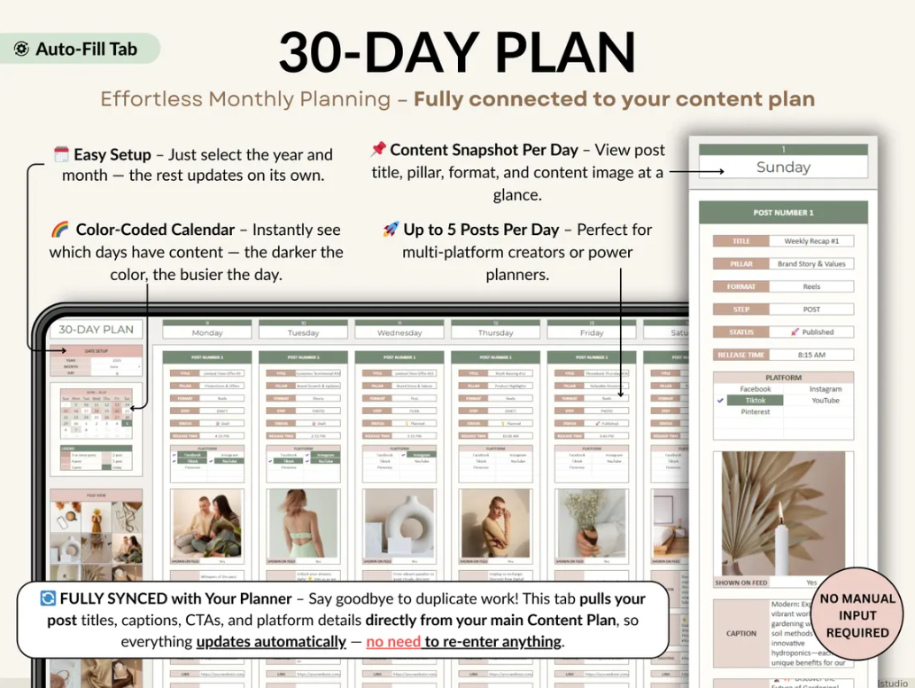 Social Media Content Planner